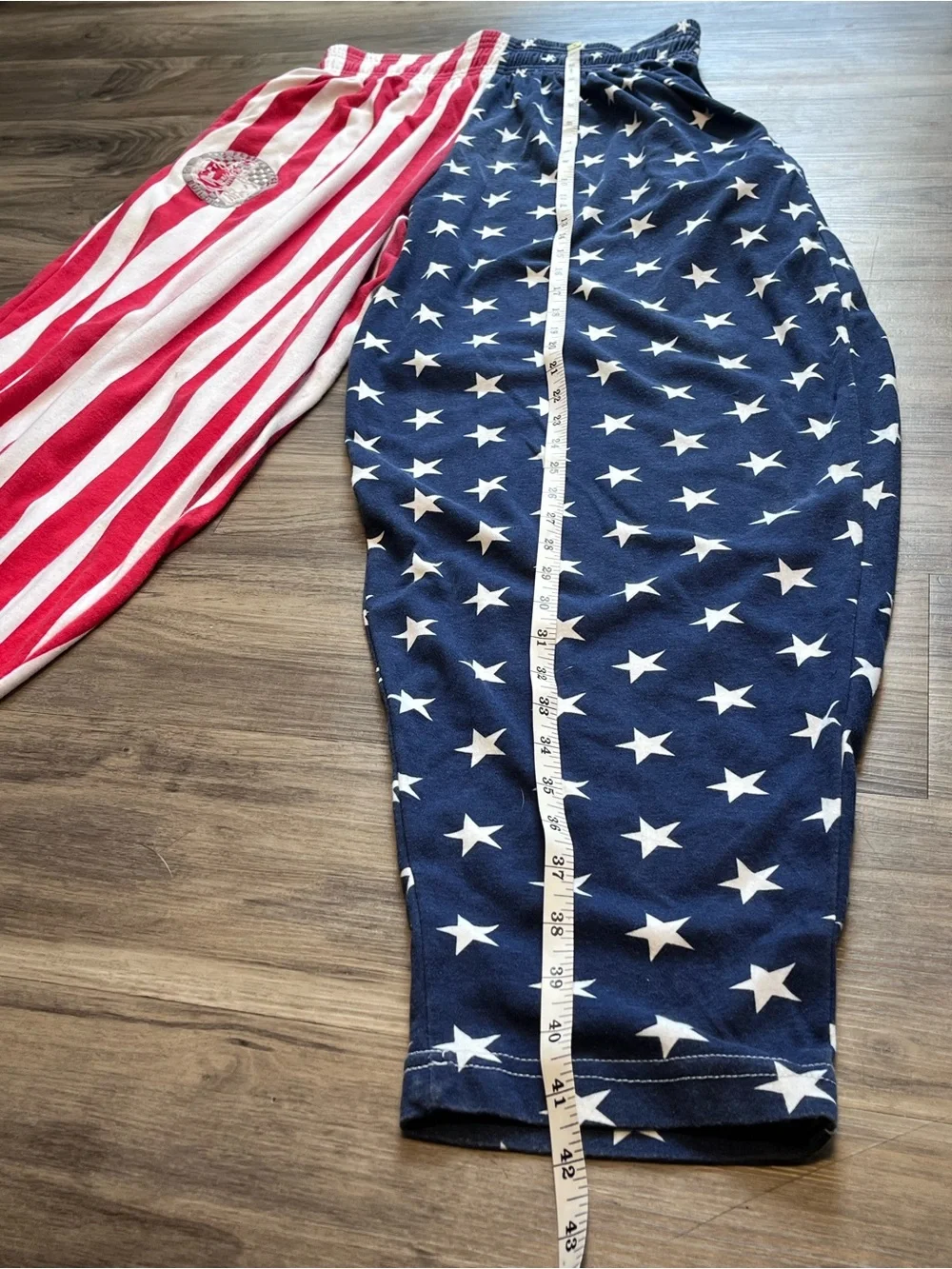 Vtg American Flag Men’s Muscle Pants 28x30 Pro Performance Body Building Wear